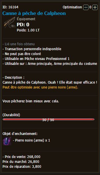 BDO tuto pêche Canne Calpheon