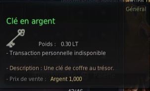 BDO clé en argent