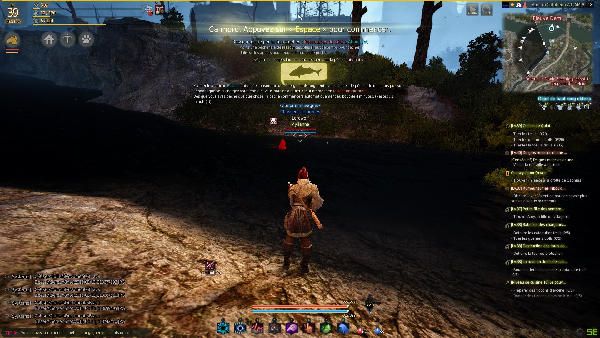 BDO tuto pêche ça mord