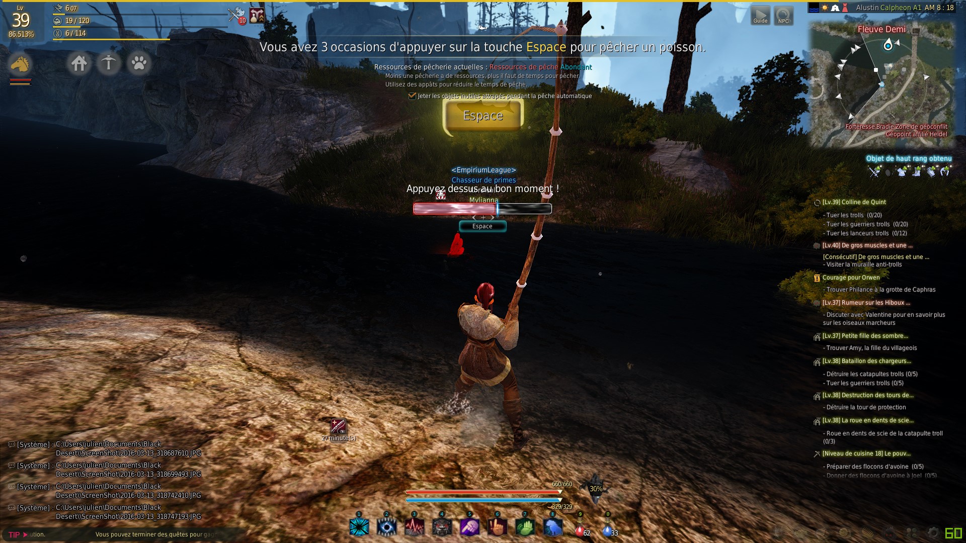 BDO tuto pêche