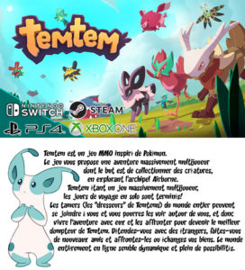 temtem présentation du jeu